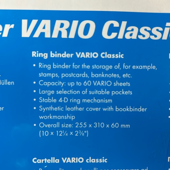 Lighthouse Ringbinder Vario‎ Classic 4-ring binder & case for stamp collection - Picture 5 of 7